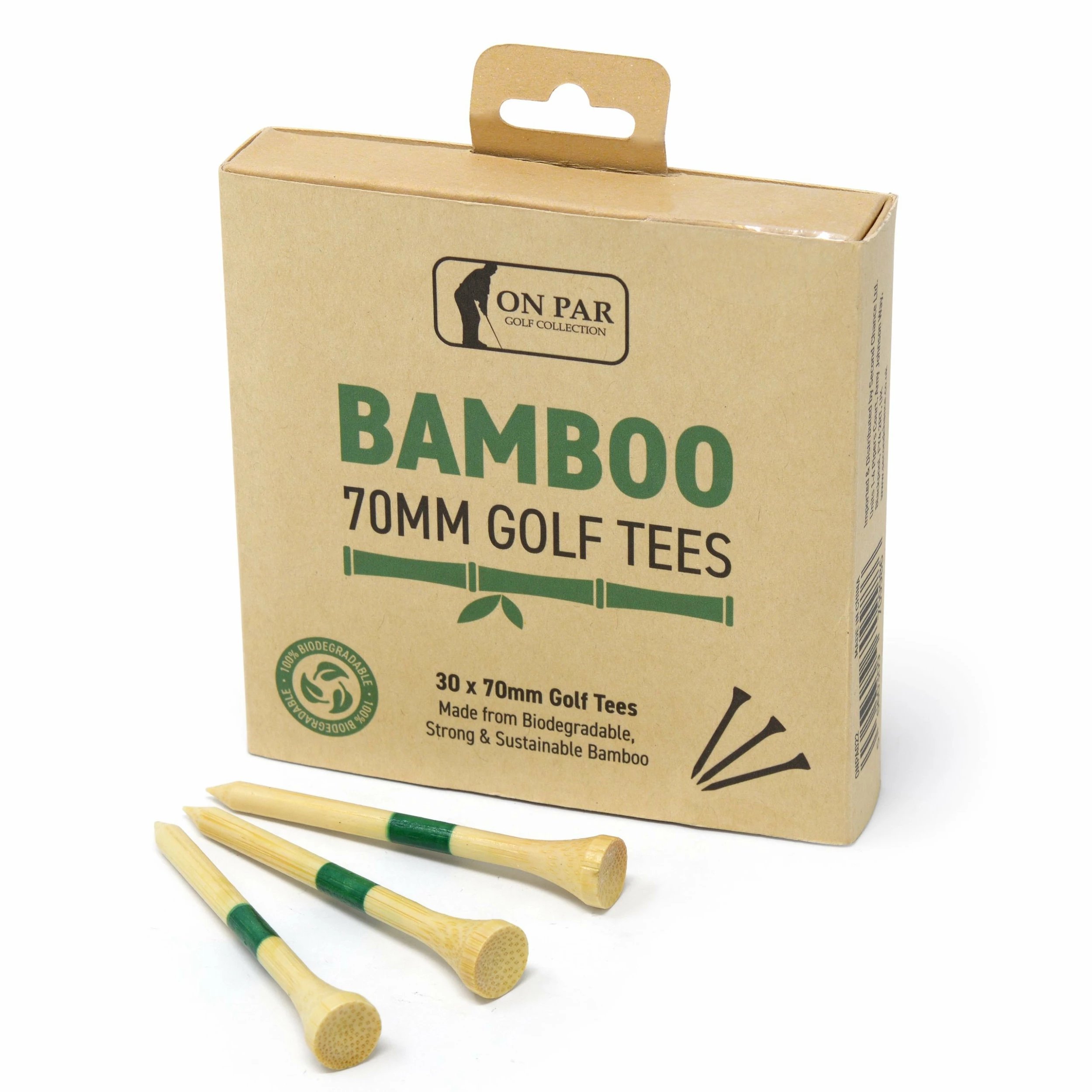 On Par Bamboo Tees 7cm (Pack Of 30) - MailOrderGolf - Free Delivery