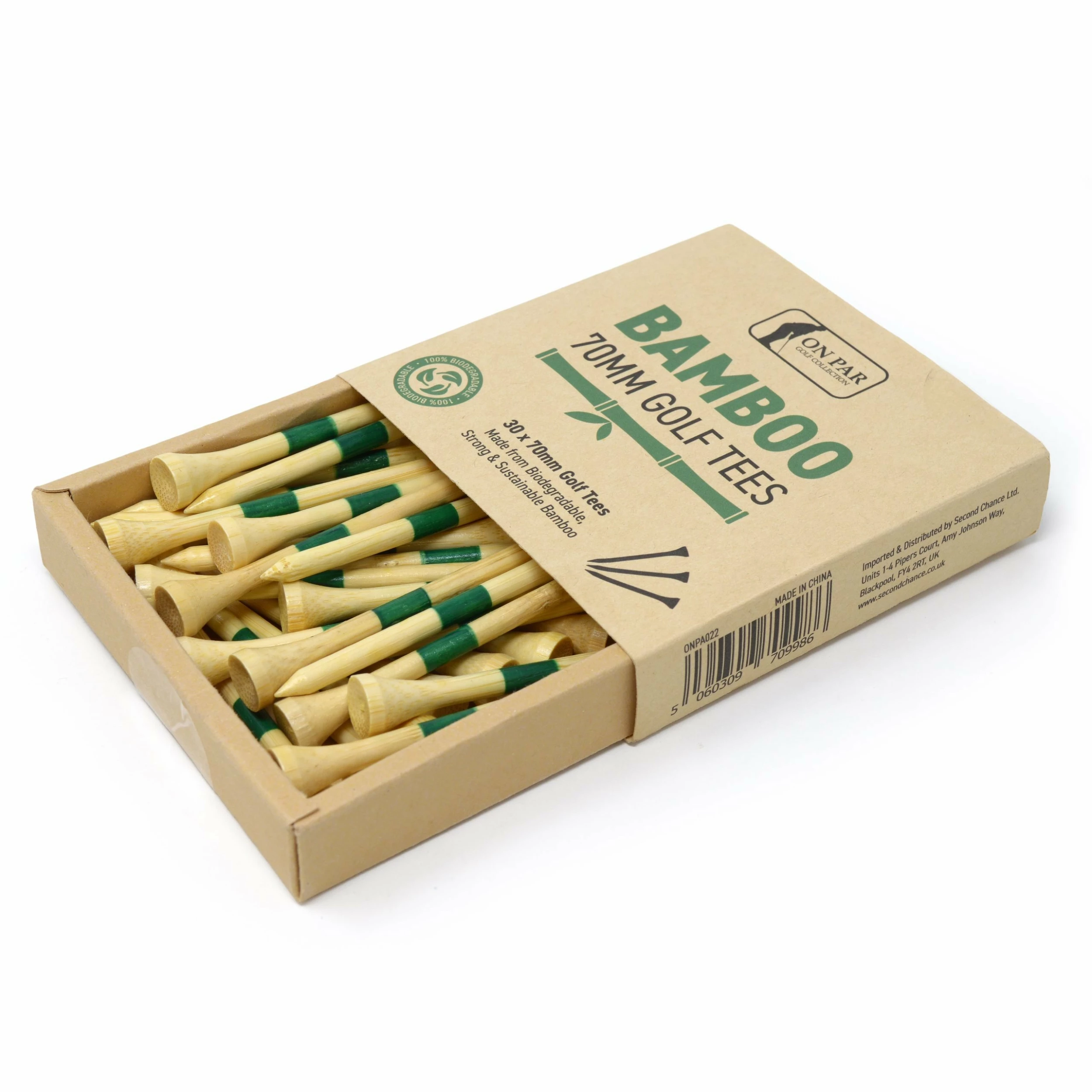 On Par Bamboo Tees 7cm (Pack Of 30) - MailOrderGolf - Free Delivery - Image 2