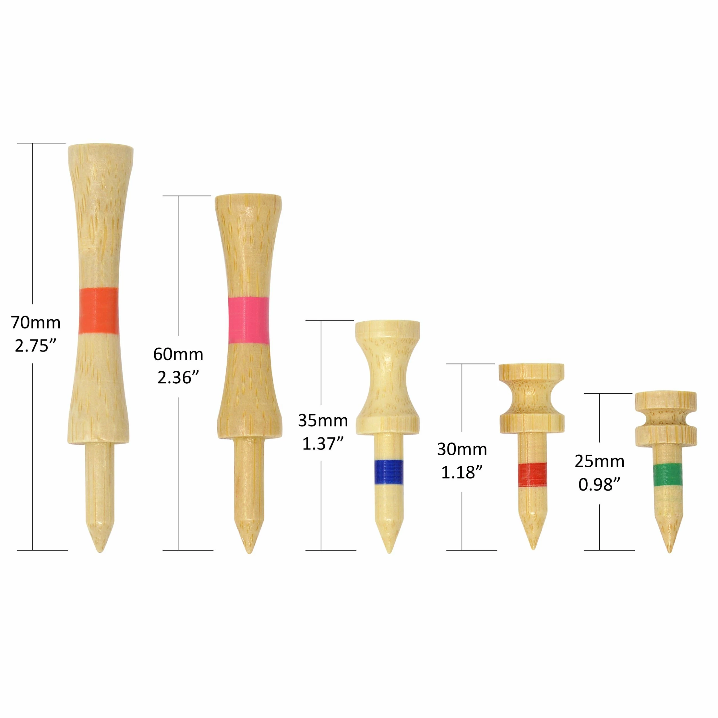 On Par Bamboo Castle Tees (Pack Of 30) - MailOrderGolf - Free Delivery - Image 3