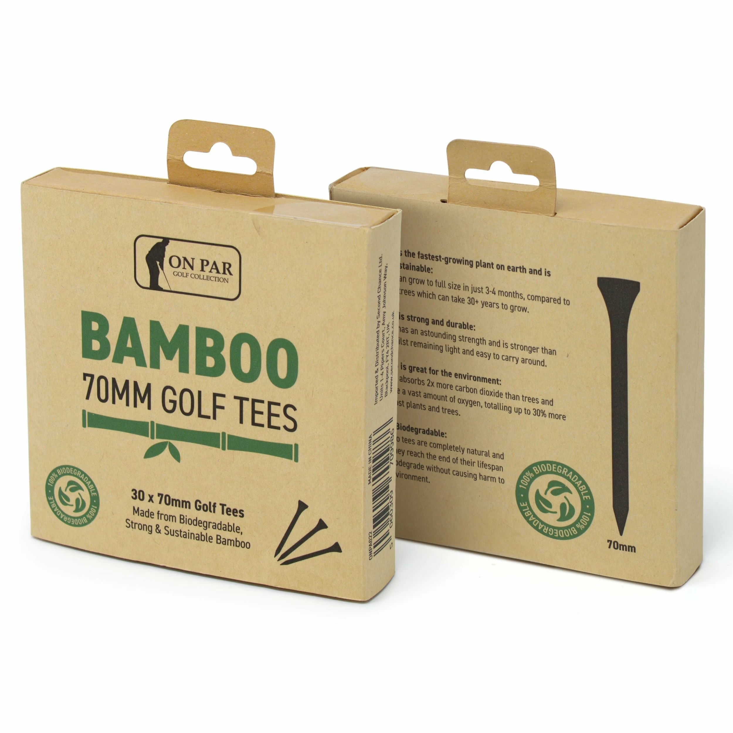 On Par Bamboo Tees 7cm (Pack Of 30) - MailOrderGolf - Free Delivery - Image 3