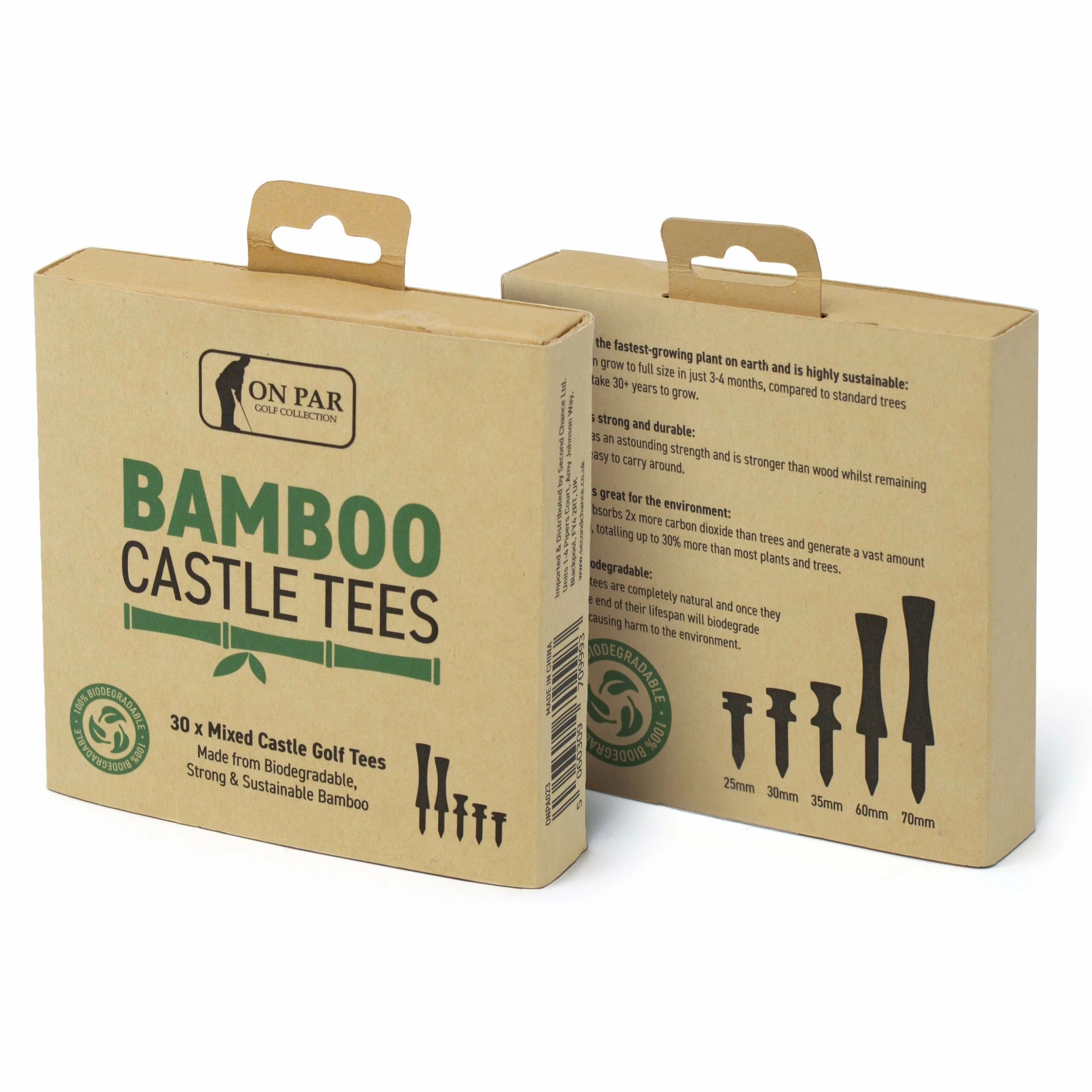 On Par Bamboo Castle Tees (Pack Of 30) - MailOrderGolf - Free Delivery - Image 5