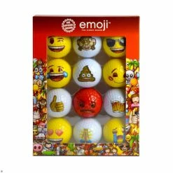 Emoji Novelty Golf Balls (Pack Of 12) - MailOrderGolf - Golf …