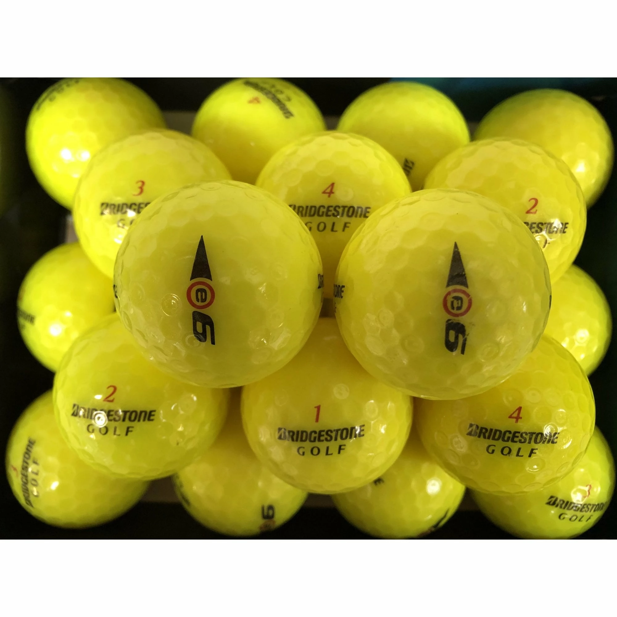 Bridgestone E6 Yellow Golf Balls