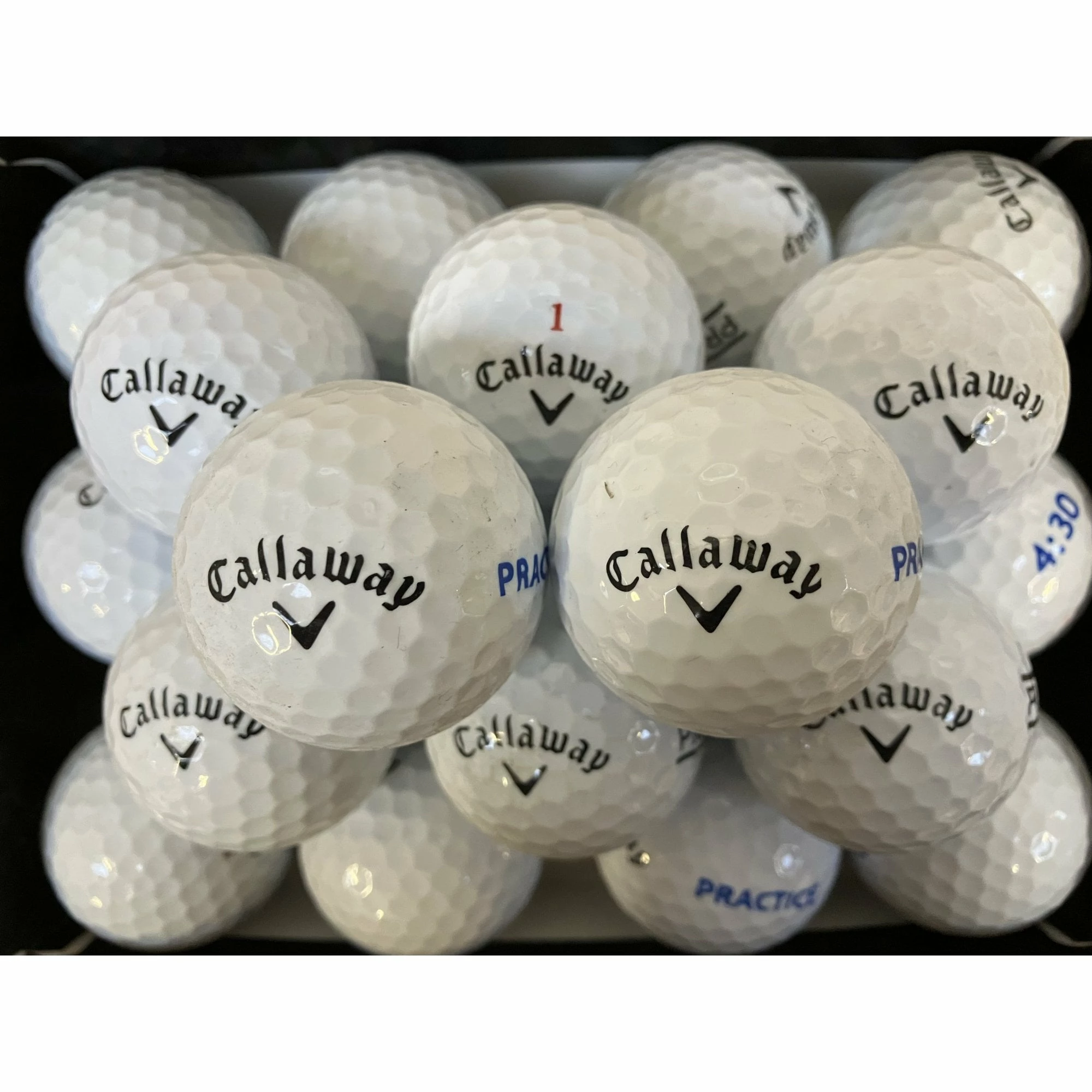 Callaway PRACTICE Stamp Golf Balls