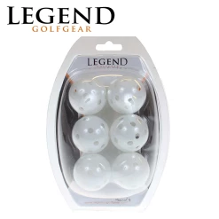 Legend Golfgear Legend Plastic Hollow Balls 6 Pack