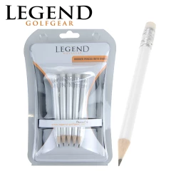 Legend Golfgear Legend Wooden Pencils With Eraser - 5 Pack