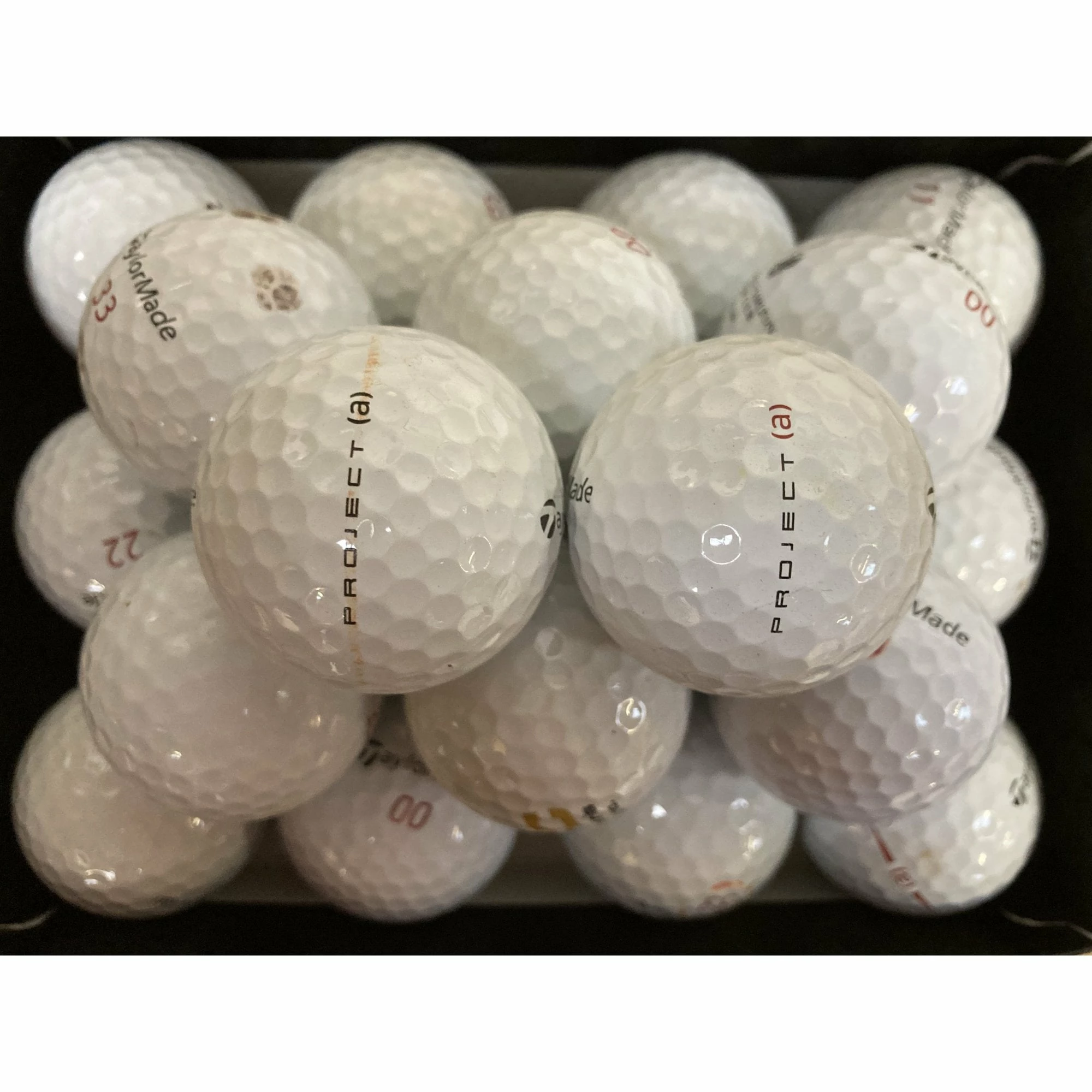 Practice Balls -100 Packs Taylormade Project A Practice Grade Golf Balls ( 100 Ball Pack)