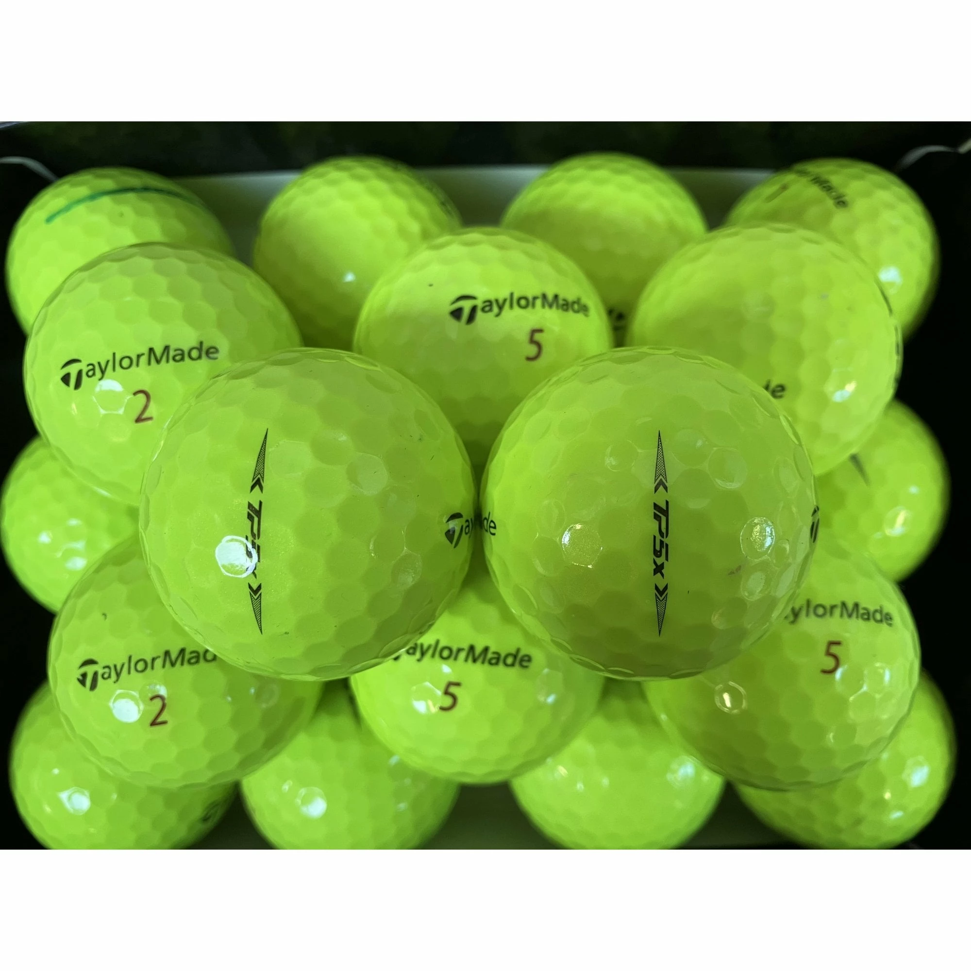 Taylor Made TP5X Yellow Golf Balls