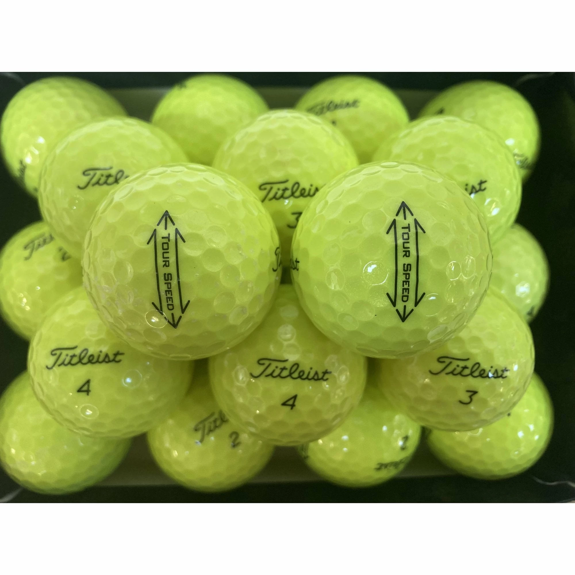 Titleist Tour Speed Yellow Golf Balls