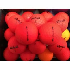 Volvik Vivid Red Orange Golf Balls